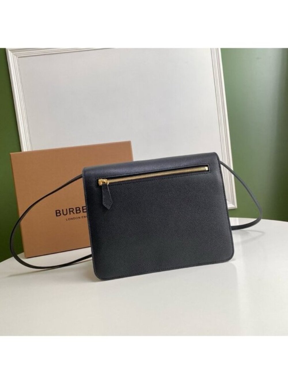 Burberry Vintage Check Leather Crossbody Bag (Small) - Picture 9 of 9